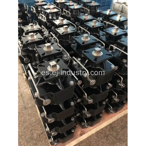 Caja de cambios de declutch con dispositivo de bloqueo